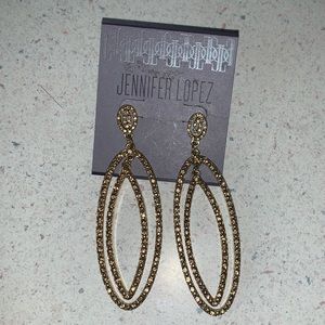 Jennifer Lopez Gold Earrings